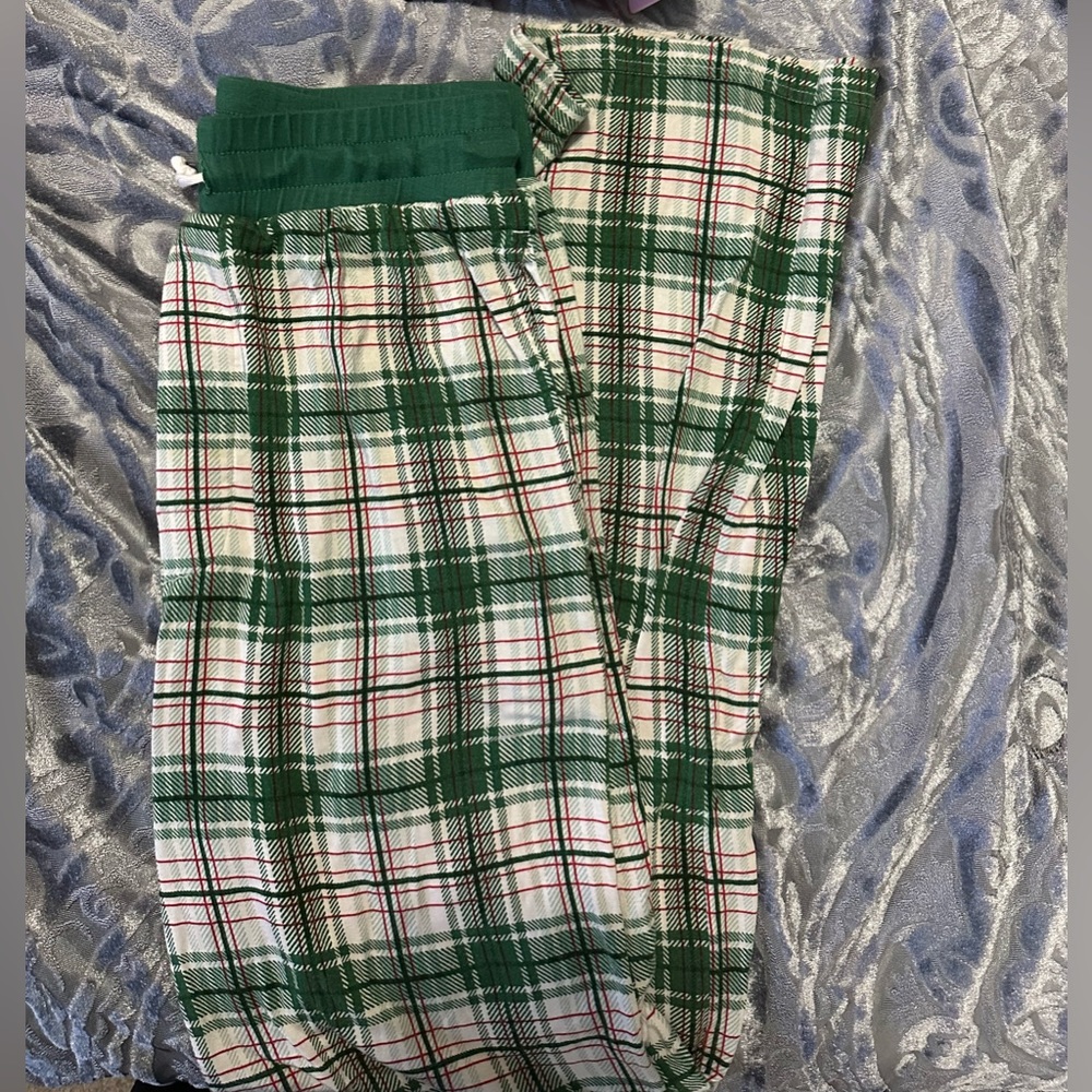 Little sleepies Noel plaid men’s pants